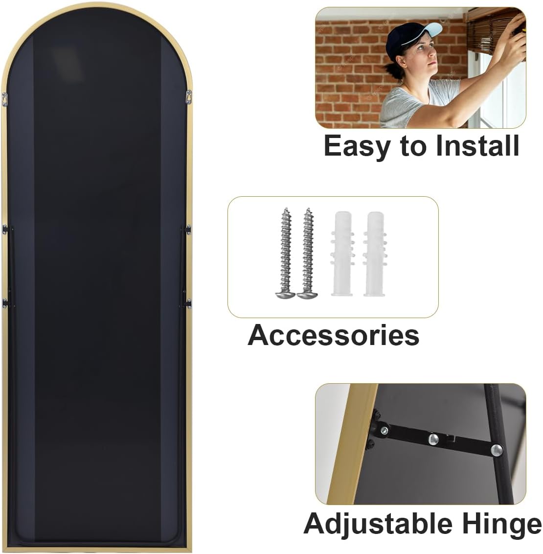 Arched Full Length Mirror