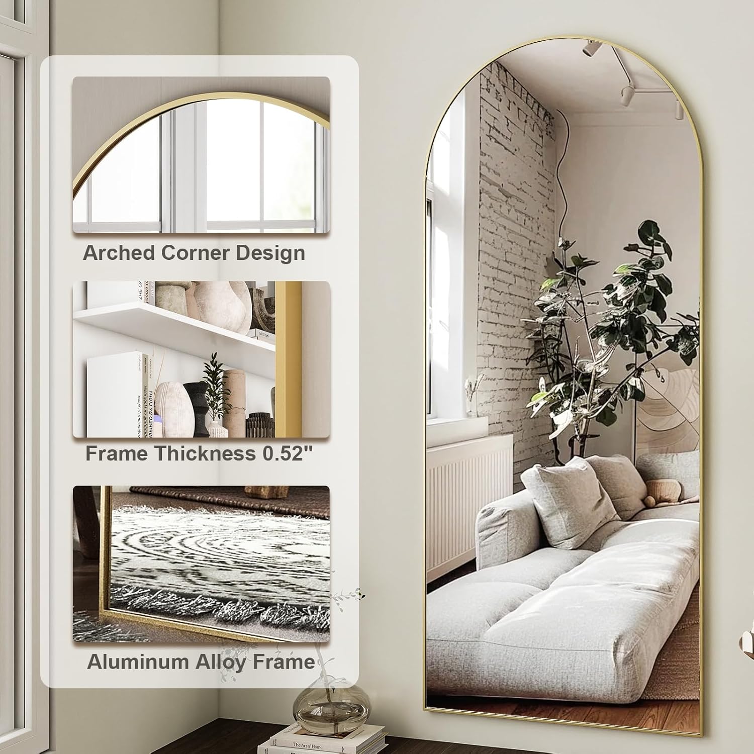 Arched Full Length Mirror