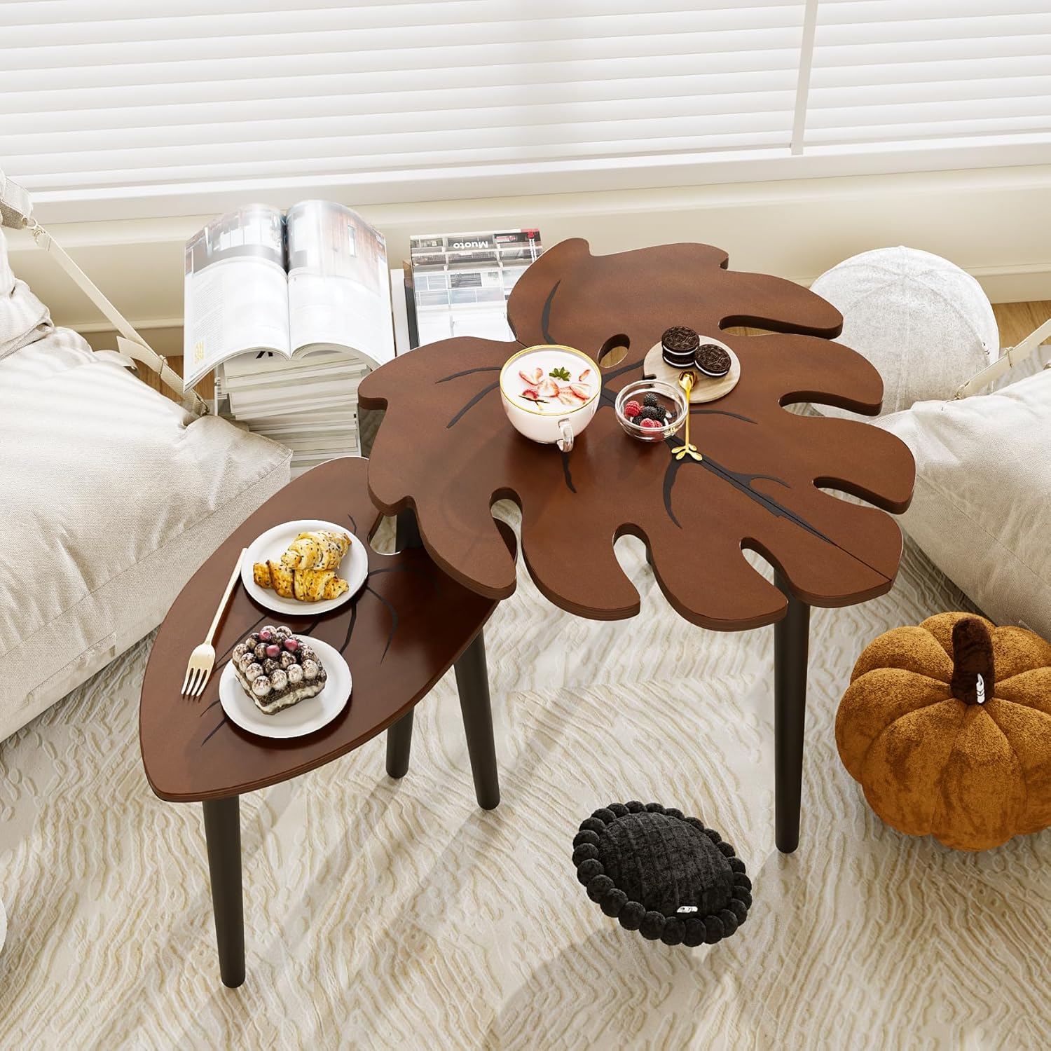 Leaf Nesting Tables Set of 2